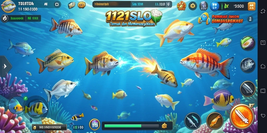 Gameplay Tembak Ikan yang menarik dan seru di 1121SLOT.