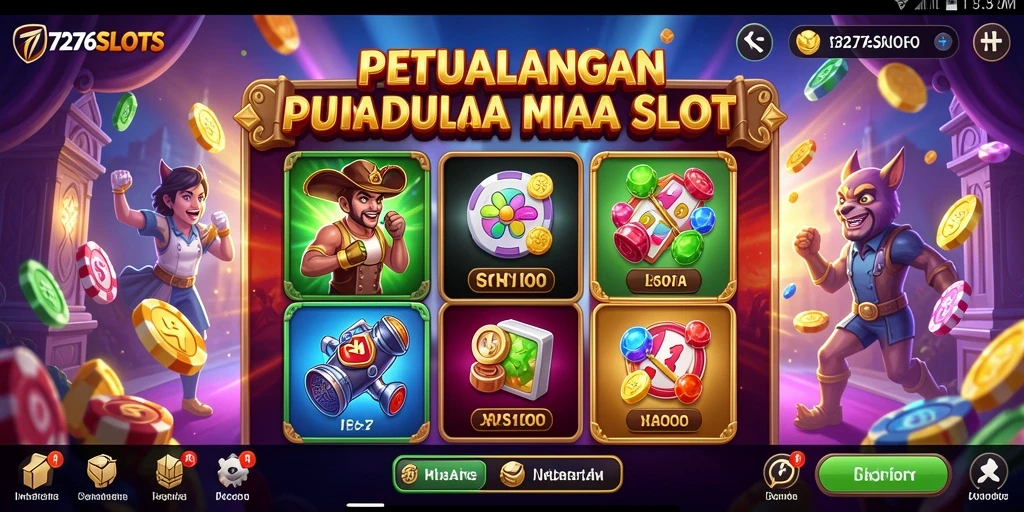 Screenshot gameplay 7276SLOTS menampilkan aksi seru permainan ARPG.