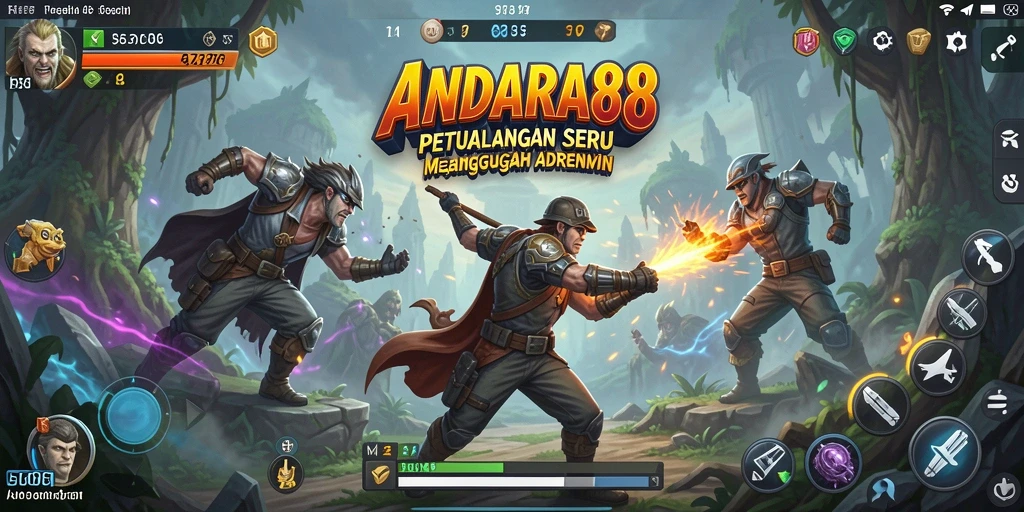 Tangkapan layar gameplay ANDARA88 yang menunjukkan petualangan seru.