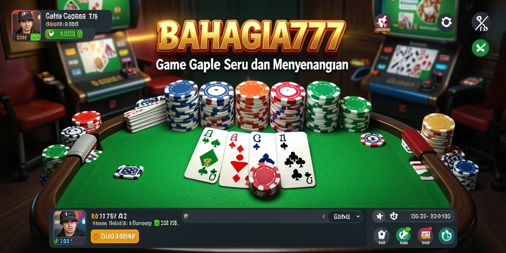 Tampilan gameplay seru dan interaktif dari BAHAGIA777.