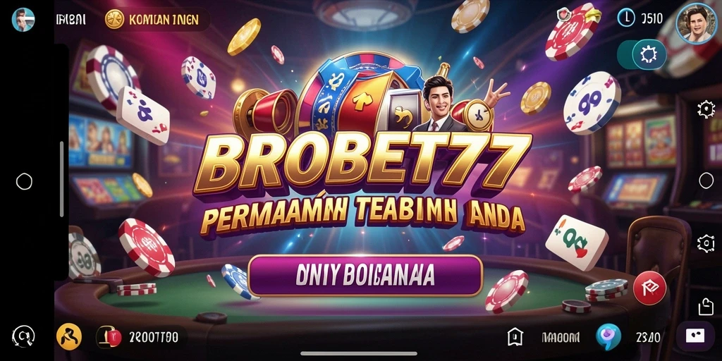 Tangkapan layar gameplay <strong>BROBET77</strong> menampilkan pengalaman Kasino yang mendebarkan.