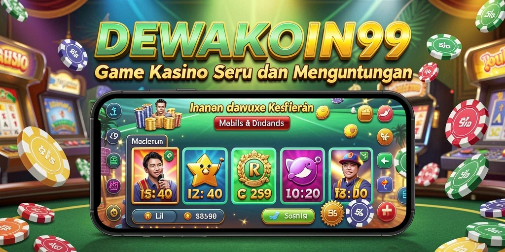 Tampilan gameplay Kasino yang mengasyikkan di DEWAKOIN99.