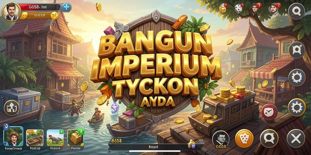 Screenshot G668 menampilkan pemain mengelola bisnis dengan seru dalam permainan Tycoon.