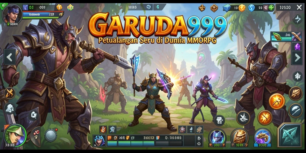 Gameplay seru di GARUDA999 yang menampilkan pertarungan epik.