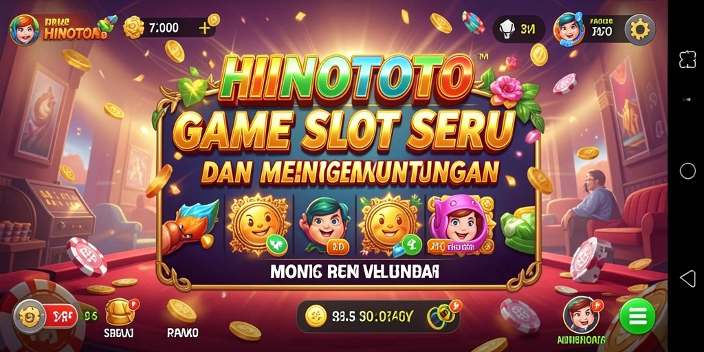 Tampilan gameplay HINOTOTO yang mengesankan dengan berbagai fitur Slot.