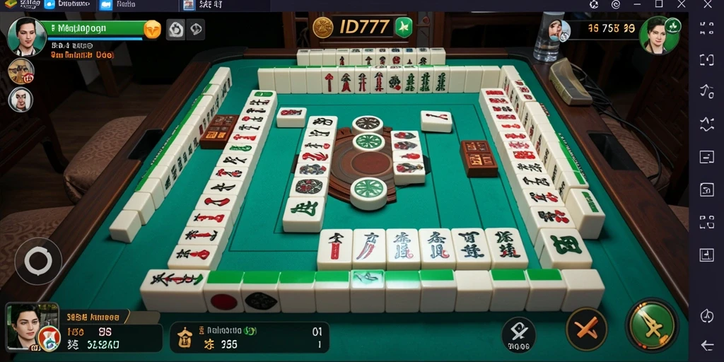 Tampilan gameplay ID777 yang menarik dan interaktif dalam permainan Mahjong.