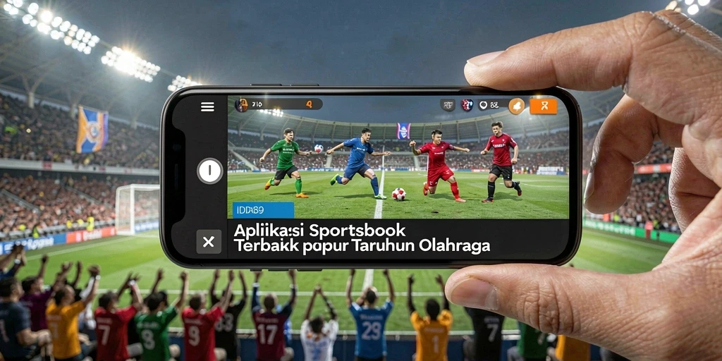 Tampilan aplikasi IDR89 dengan fitur taruhan olahraga yang lengkap.