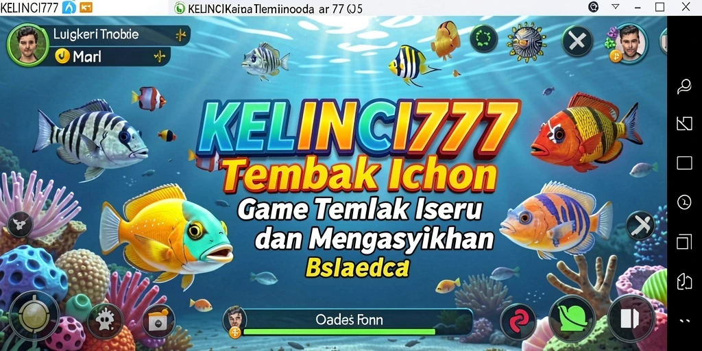 Tampilan gameplay KELINCI777 saat menangkap ikan.