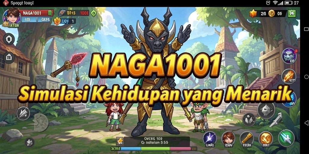 Screenshot NAGA1001 menampilkan gameplay simulasi interaktif dan menarik.
