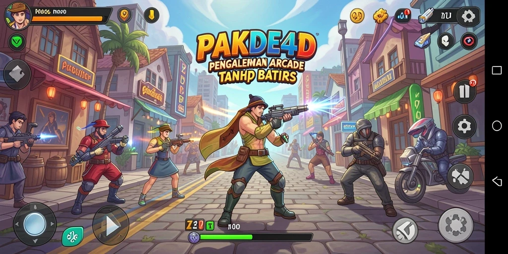 Tampilan utama gameplay PAKDE4D yang seru dan menarik.