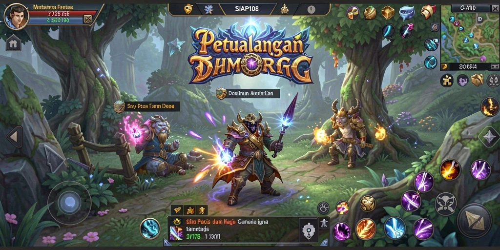 Gameplay seru di dunia fantasi SIAP108.