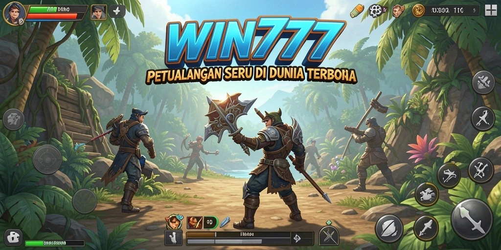 Screenshot gameplay WIN777 menampilkan dunia terbuka yang menakjubkan.