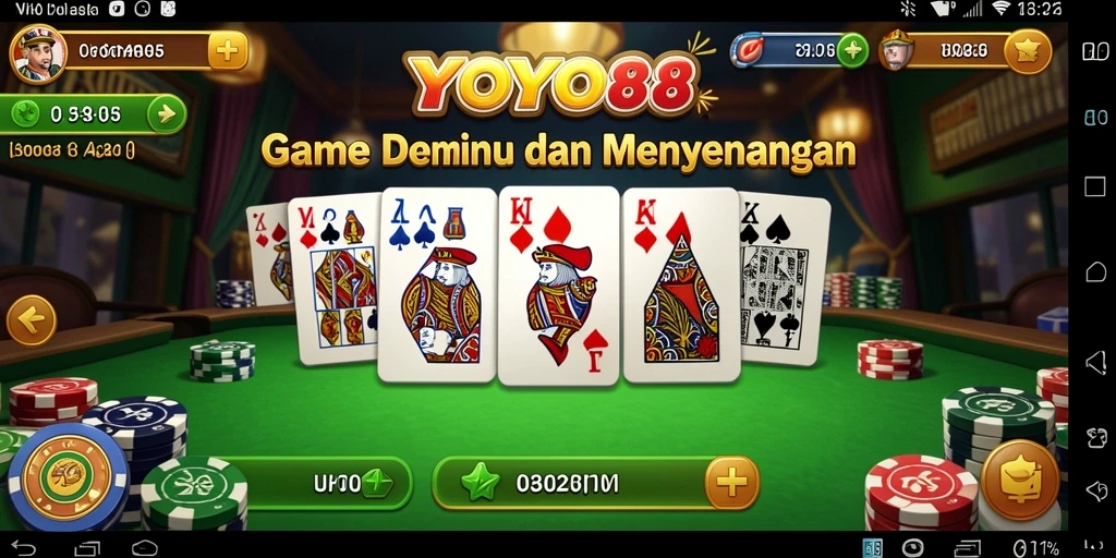 Tampilan menarik dari permainan Domino di YOYO88.